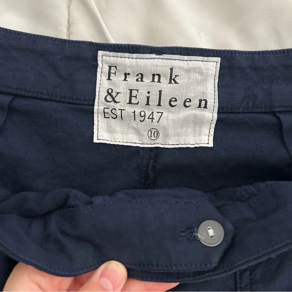 Frank & Eileen Jameson Utility Jogger Italian Performance Linen blue 10